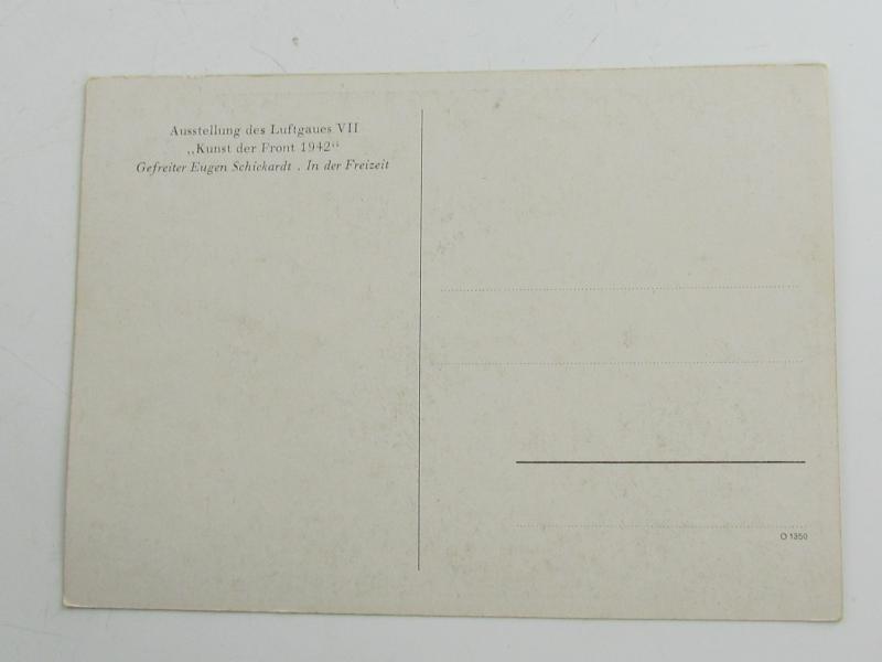 Postcard : Eugen Schickardt ...In der Freizeit