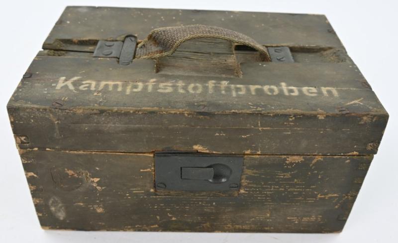 German WH Chemical Warfare Test Equipment Box