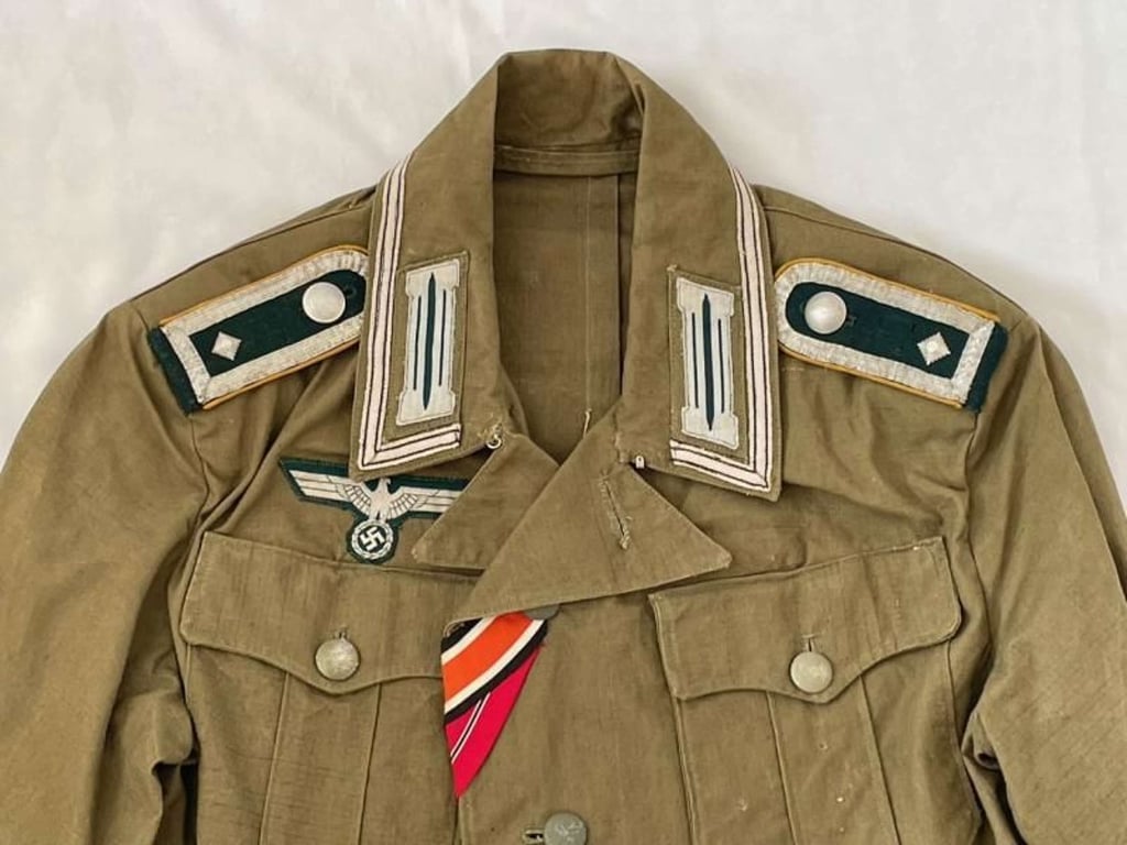 WWII  GERMAN  CAVALRY  NCO  SUMMER  COMBAT  TUNIC
