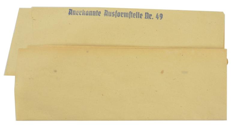 German Third Reich Era Paper Butter Wrap