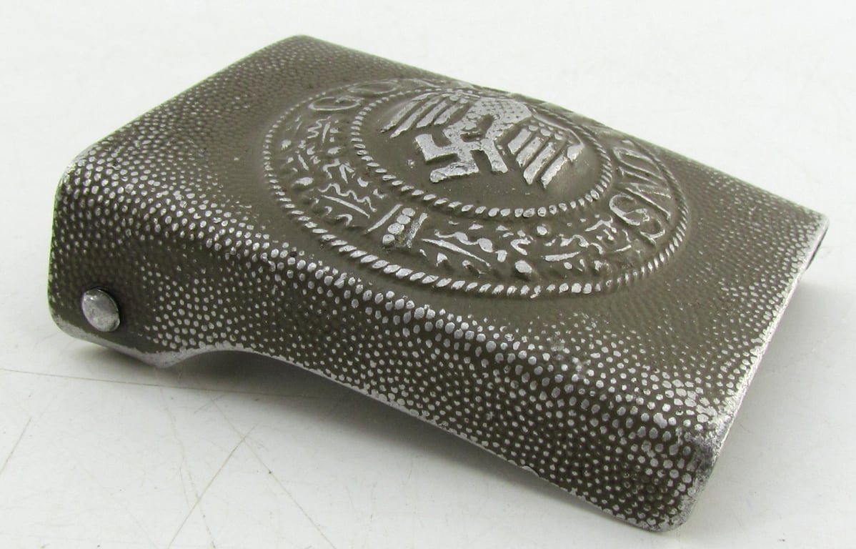Wehrmacht (Heer) Aluminum Belt Buckle (Green)