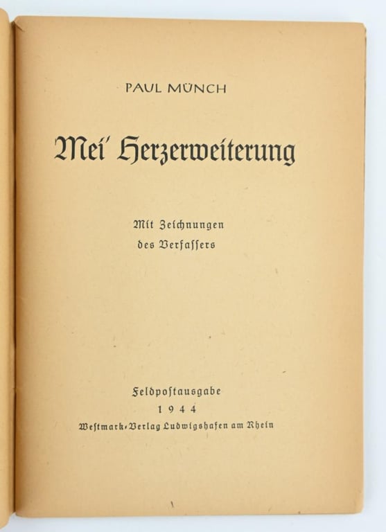 German WH Fieldpost Booklet