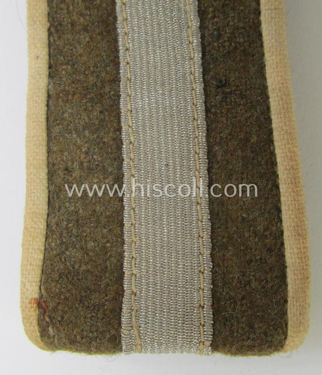 Single, 'Organisation Todt' (ie. 'OT'-) related, mid- (ie. later-) war period, NCO-type shoulderstrap as was intended for - and clearly used by! - an: 'OT-Truppführer' (ie. 'Unteroffizier')