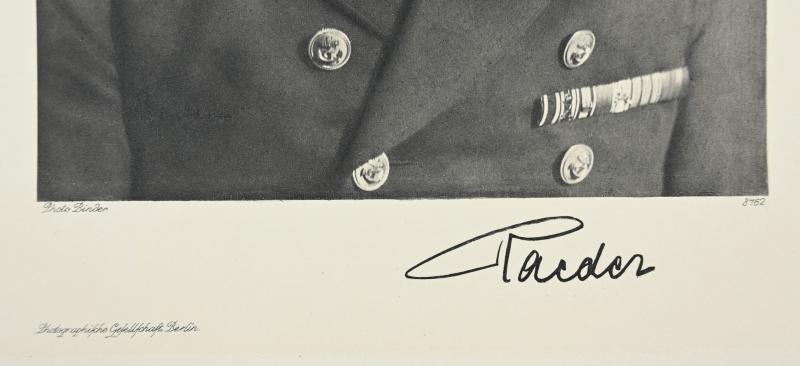 German Third Reich Litho 'Erich Raeder'