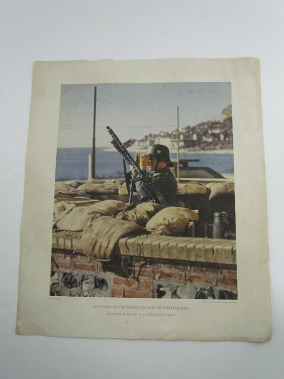 German.Printed Photo,”Das Heer Im Grossdeutschen Freiheitskampf