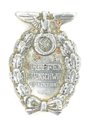German SA Badge SA-Treffen Braunschweig 1931