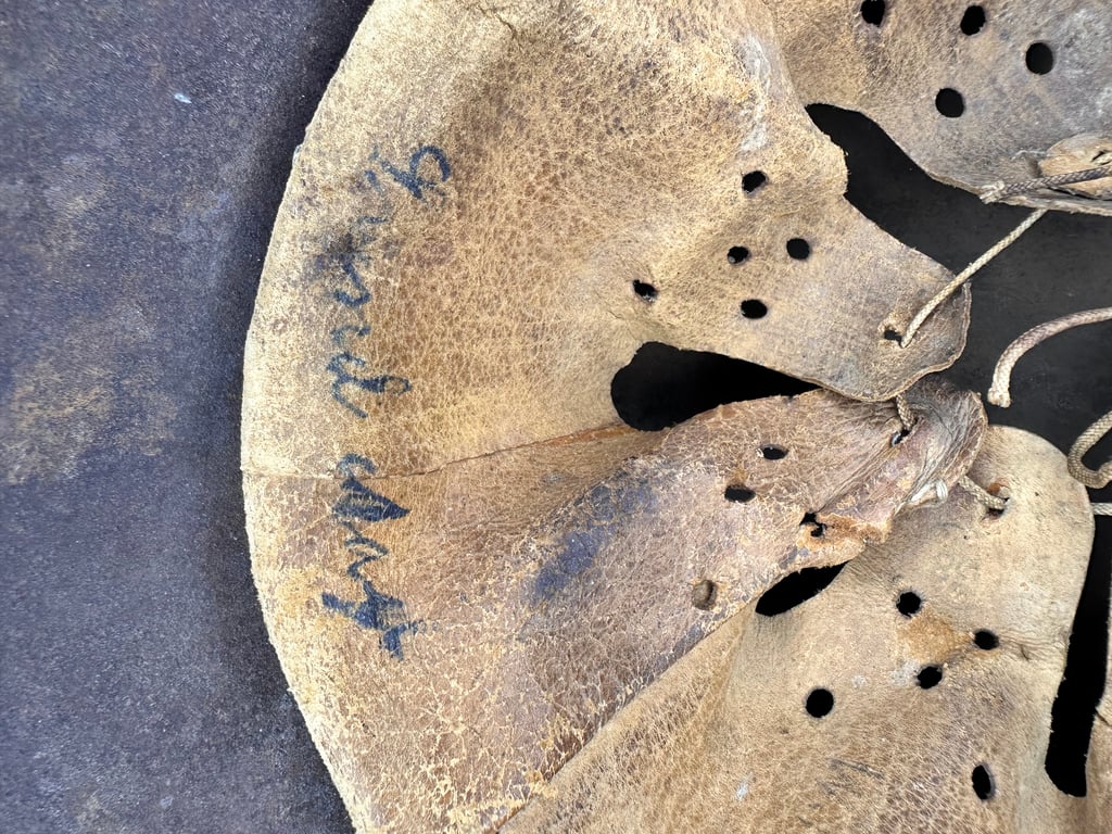Untouched m42 Camo Helmet.