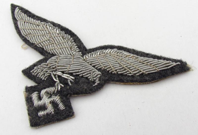 Luftwaffe bullion officers 'Droop Tail ' breast eagle