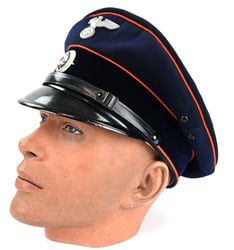 German Postschutz EM/NCO Visor Cap