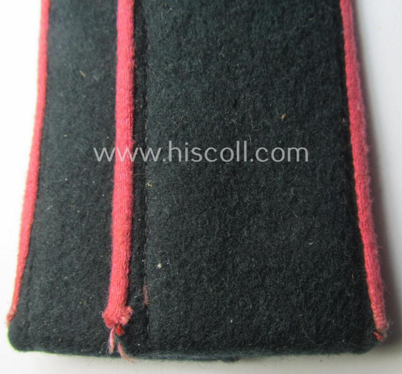 Pair of WH (Heeres), early-war period- (ie. 'M36'- ie. 'M40'-pattern and/or rounded-style) EM-type shoulderstraps: 'Soldat eines Panzer- o. Panzerjäger-Rgts. o. Abts.'