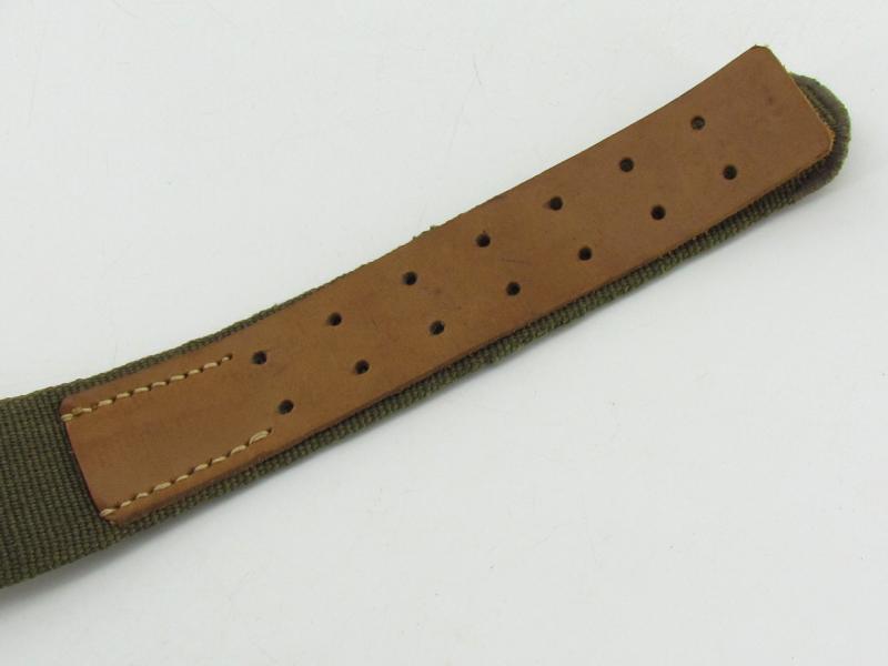 Wehrmacht tropical ‘green’ webbing belt 1943 ( Mint )