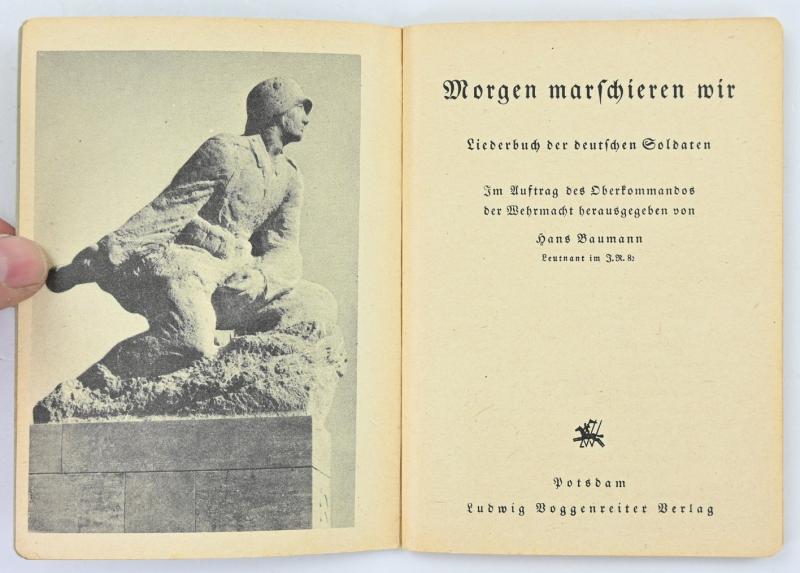 German WH Songbook 'Morgen Marschieren Wir'