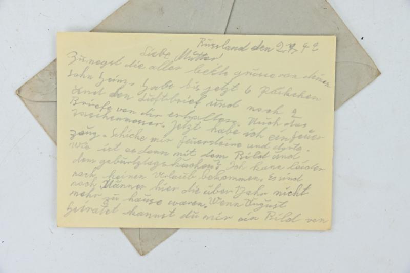 German WH Feldpost Letter Infantry Ersatz Batl. 159