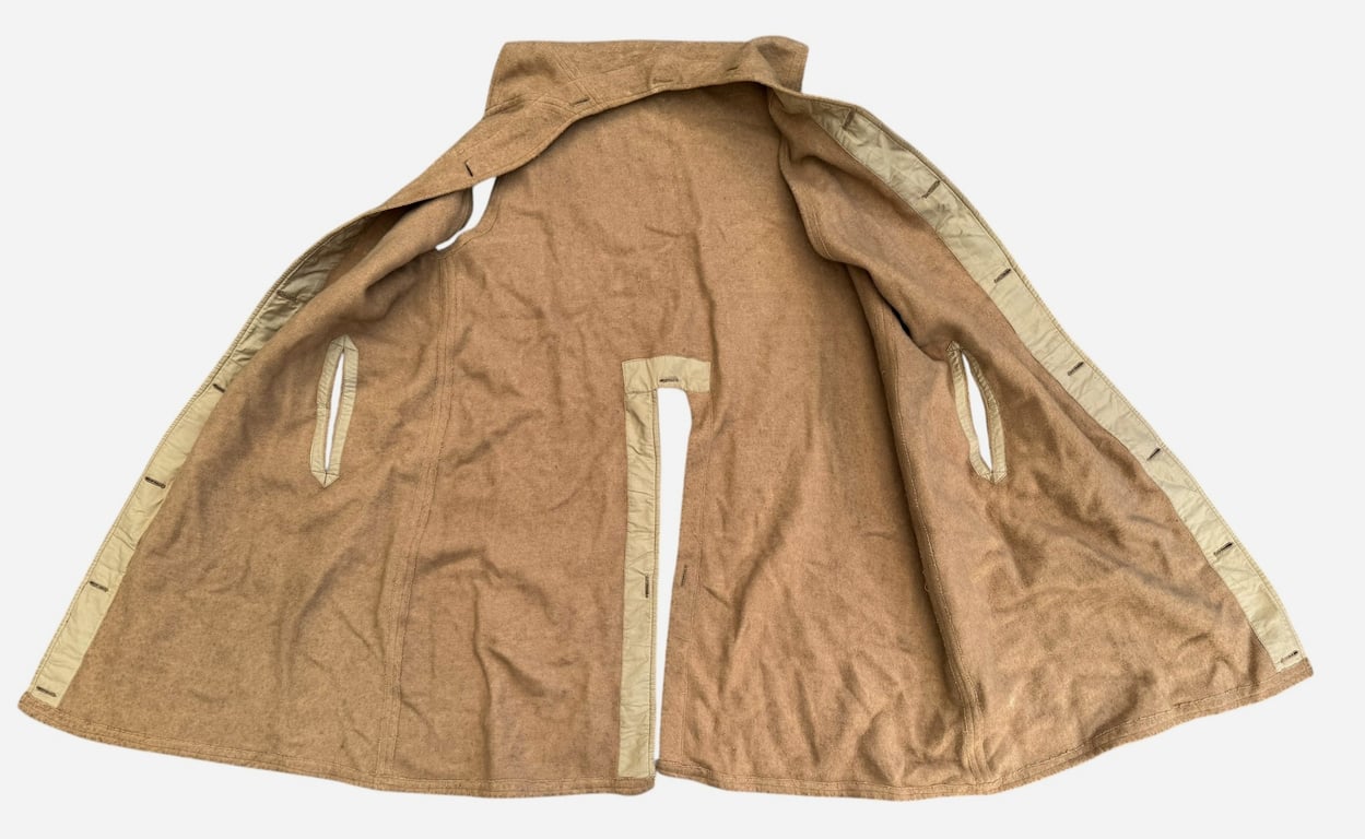U.S. WWII Army Long Wool Overcoat Liner Vest