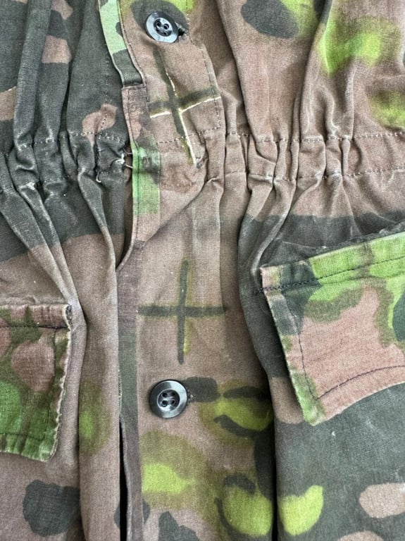 Waffen SS M42 Planetree 1/2 smock, field modified!