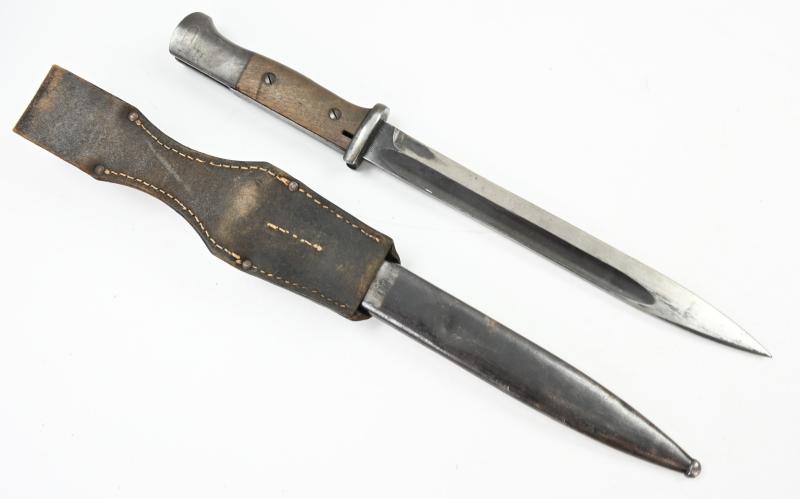 German K98 Bayonet with Frog and Matching Numbers 'WKC'