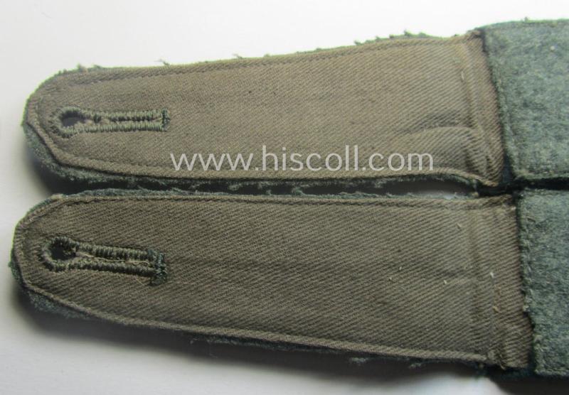 Pair of WH (Heeres), neatly 'cyphered', so-called: 'M36- o. M40'-pattern and/or pointed-style) EM-type shoulderstraps: 'Sld. des Nachschub-Abtlgs. 12'
