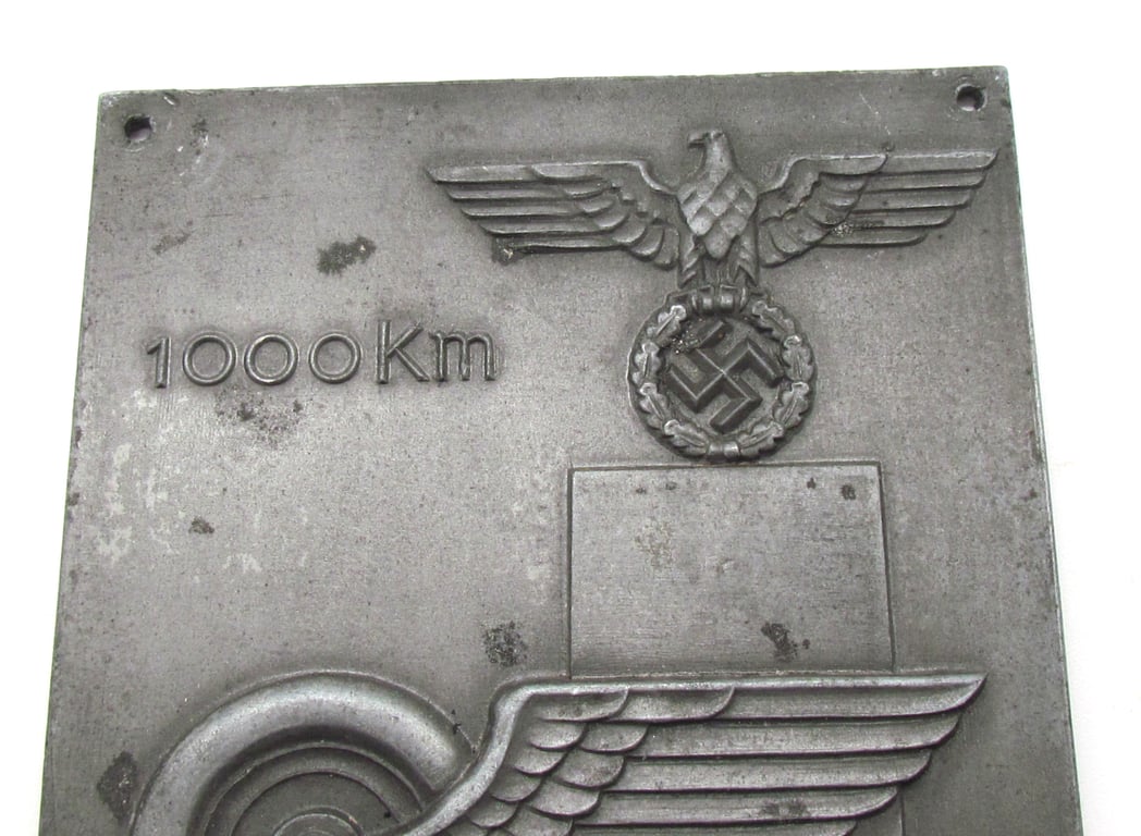 First 1000 Kilometers Of The Autobahn Plaque By BH Mayer