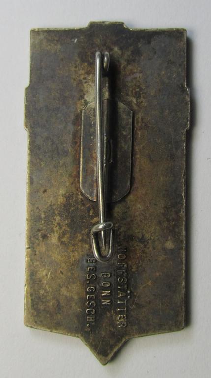 Attractive - and actually scarcely encountered! - early-period-, HJ- (ie. N.S.D.A.P.-) related day-badge (ie. 'tinnie' or: 'Veranstaltungsabzeichen') as was issued to commemorate the: 'I. N.S.-Reichsjugendtag 1932'