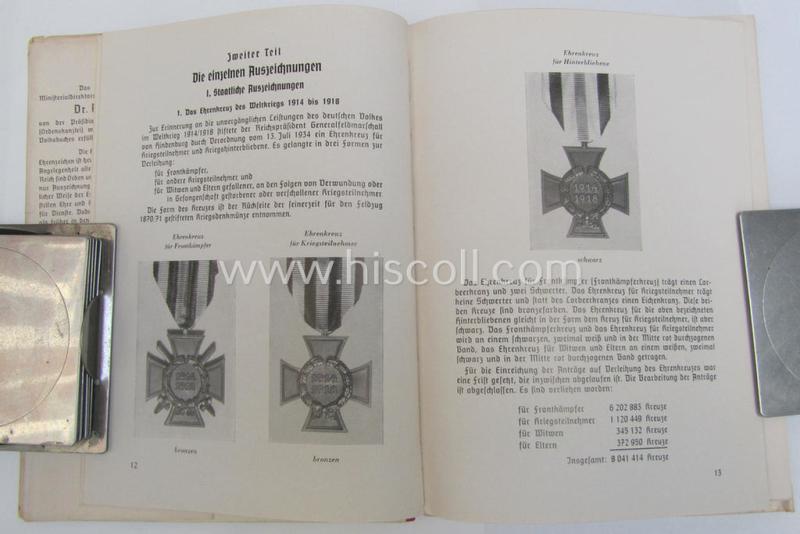 Attractive - and sought-after! - period reference-work entitled: 'Die Orden und Ehrenzeichen des Gross-Deutschen Reichs' by Dr. Heinrich Doehle, being an: '1941'-dated edition that comes in an overall very nice condition