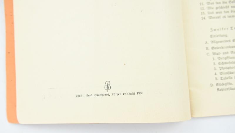 German Luftschutz Booklet