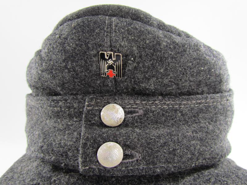 German DRK M43 Style Cap Marked DRK 1944