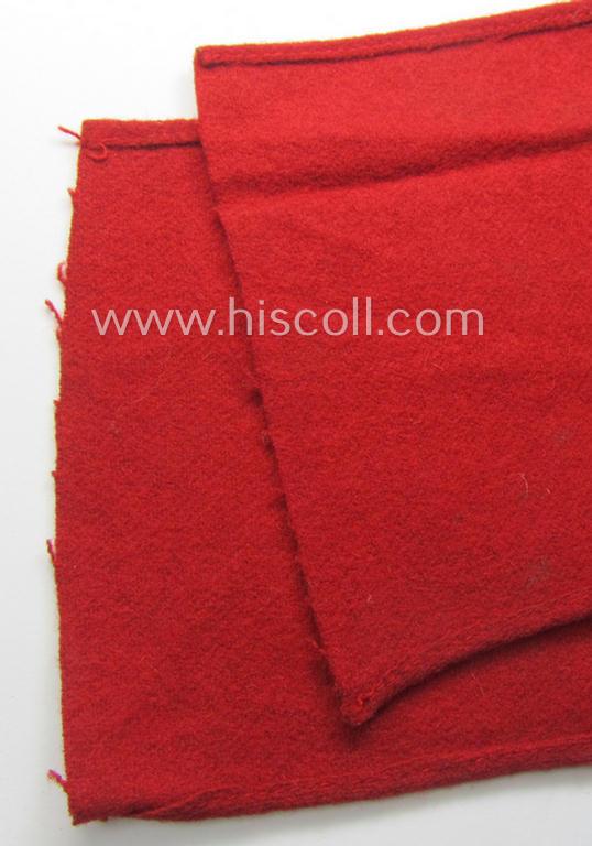 'Extra Qualität', N.S.D.A.P.- (ie. SS-) pattern, smooth-woolen-based swastika-armband (ie. 'Armbinde') that still retains its period-attached & linnen based 'RzM 21/37 SS'-label