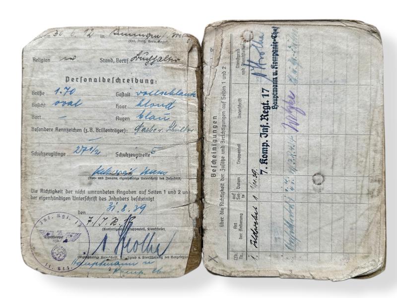 Grouping of Oberfeldwebel -Hans Kelmereit-