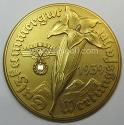 Commemorative N.S.K.K.-related plaque (ie. 'Erinnerungs- o. nichttragbare Teilnehmerplakette')...