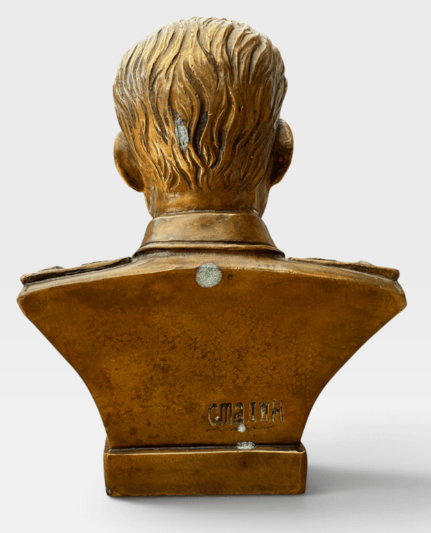 Soviet Joseph Stalin Bronze Bust