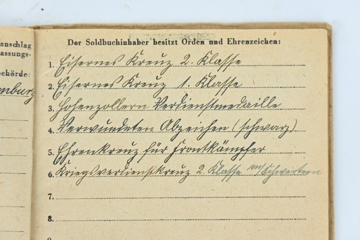 German Polizei Wehrpass 1945