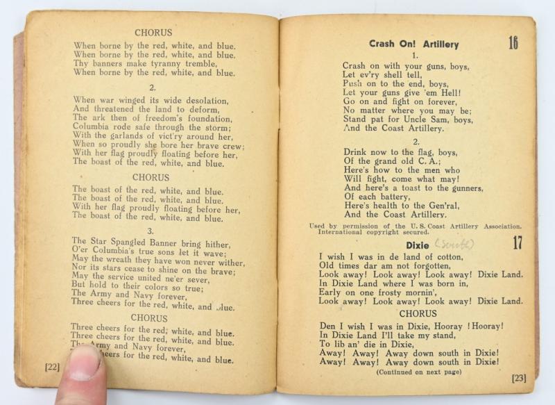 US WW2 Song Book 102nd Infantry Division