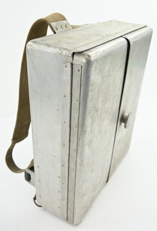 German Luftschutz Chemical Gas Test Tornister