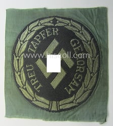 Enlisted-mens'-type, so-called: 'Schutzmannschaften' (or: 'Schuma') armshield, as executed...