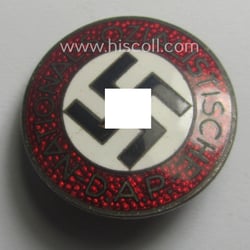 'N.S.D.A.P.'-membership-pin- ie. party-badge (or: 'Parteiabzeichen') which is maker-marked...