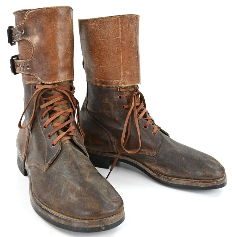 US WW2 Double Buckle Combat Boots