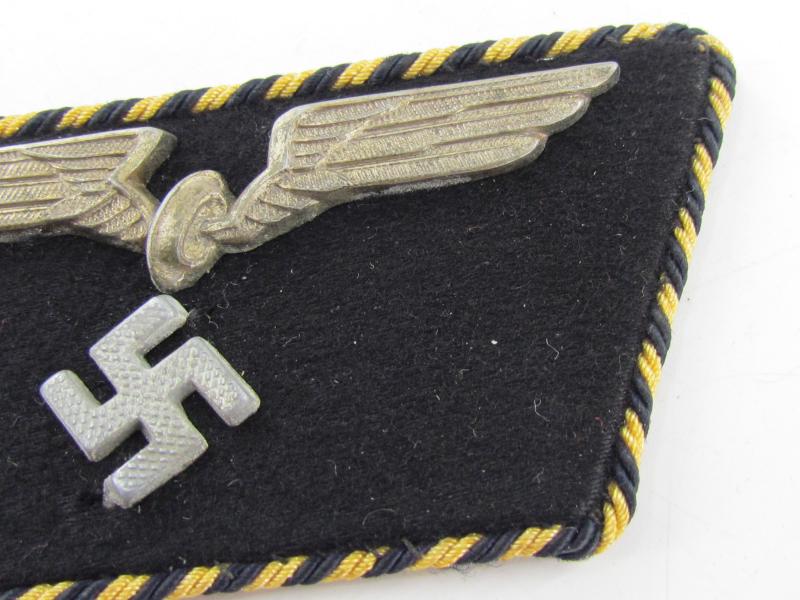DRB 'Deutsche Reichsbahn ' single officer collar tab