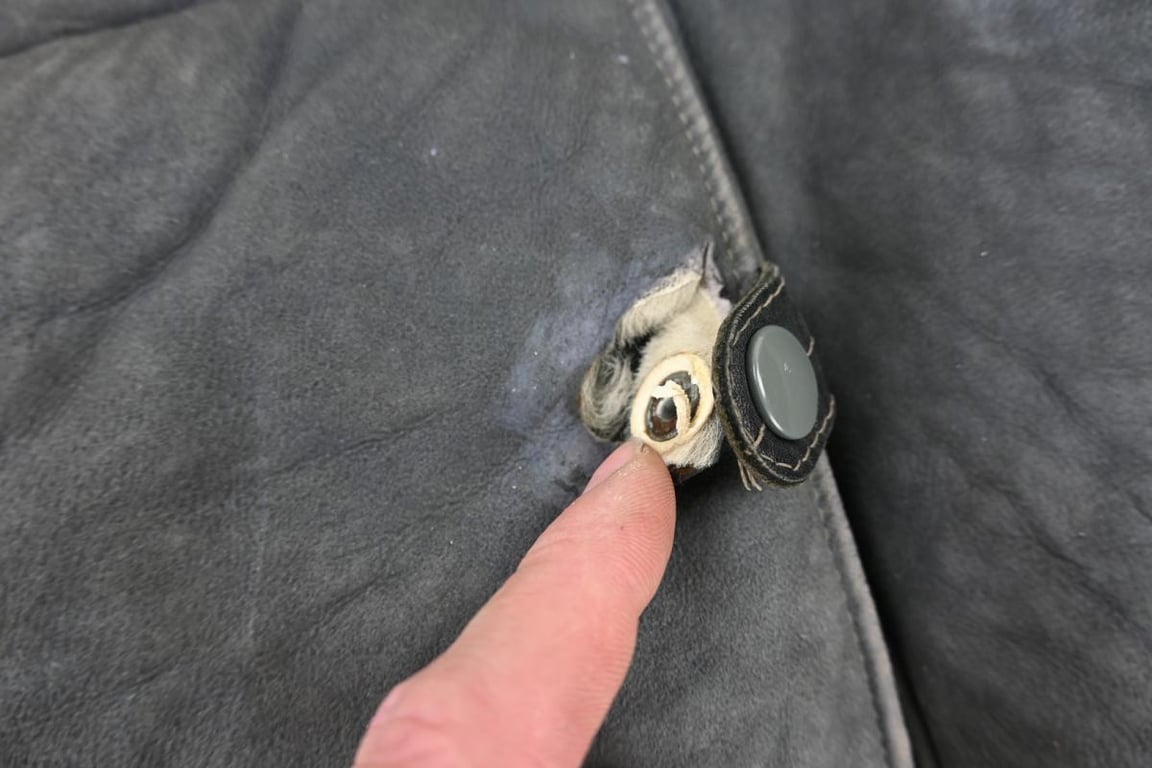 German LW suede winter 'Channel' flying jacket