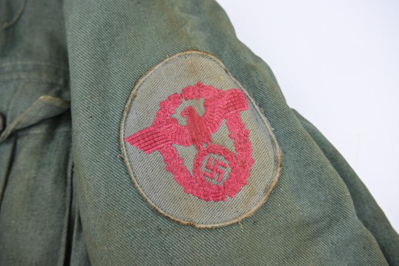 German Third Reich Fire Police Coverall