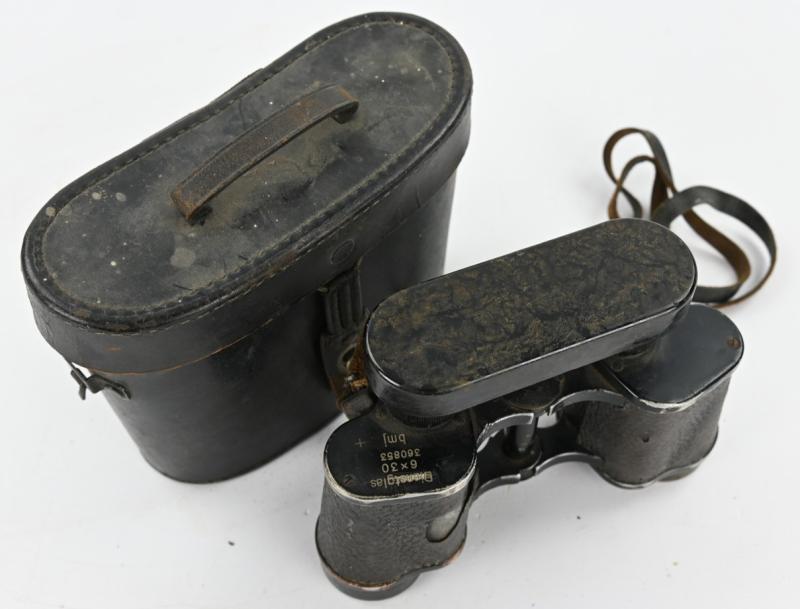 German WH 6x30 Diensglas with Carrying Case