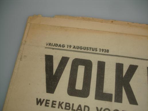 Dutch Newspaper: Volk en Vaderland