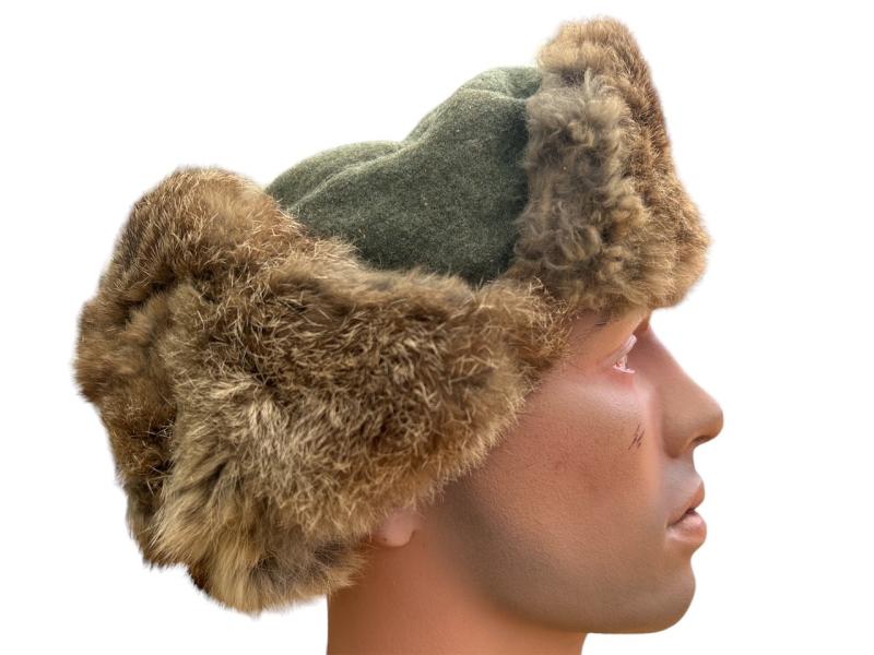 Wehrmacht ( Rabbit Fur )Winter Pelzmütze...RB Numbered 1943