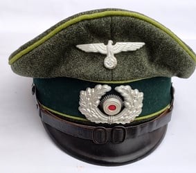 German WH NCO Visor Cap  (Schirmmütze)'Panzergrenadier'