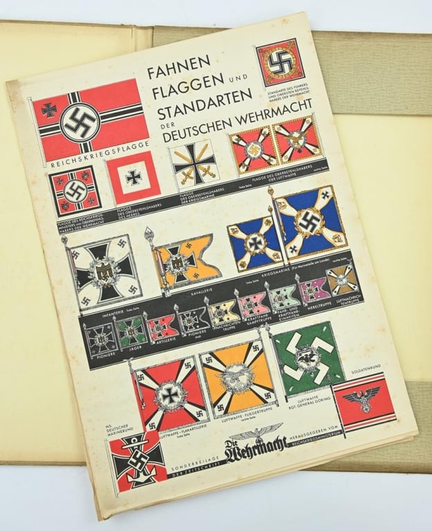 German Wehrmacht Booklet 'Fahnen und Uniformen'