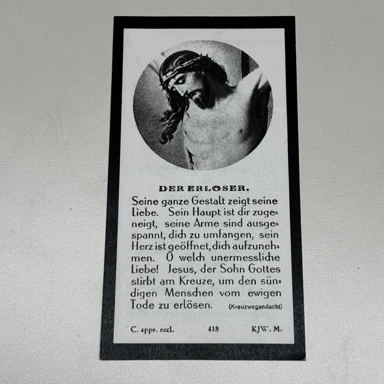 Fallschirmjäger Death Card - Vitus Leitner