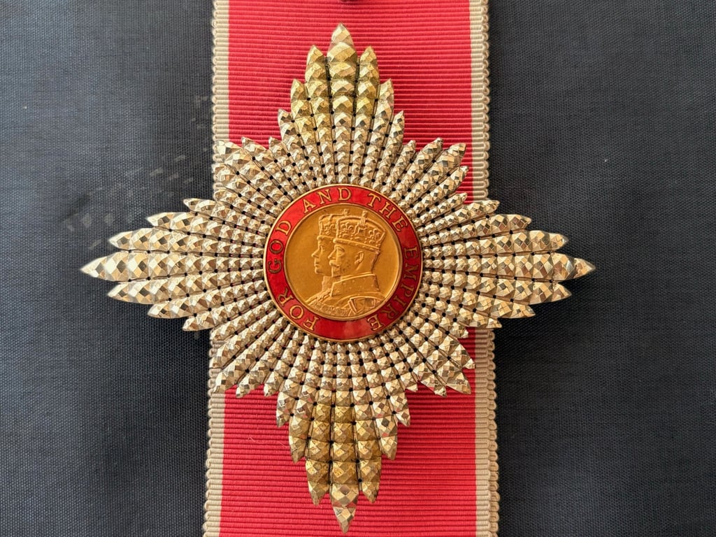 K.B.E NAMED CASED MEDAL SET KNIGHT COMMANDER OF THE ORDER OF THE BRITISH EMPIRE. ADDITIONAL PHOTOS