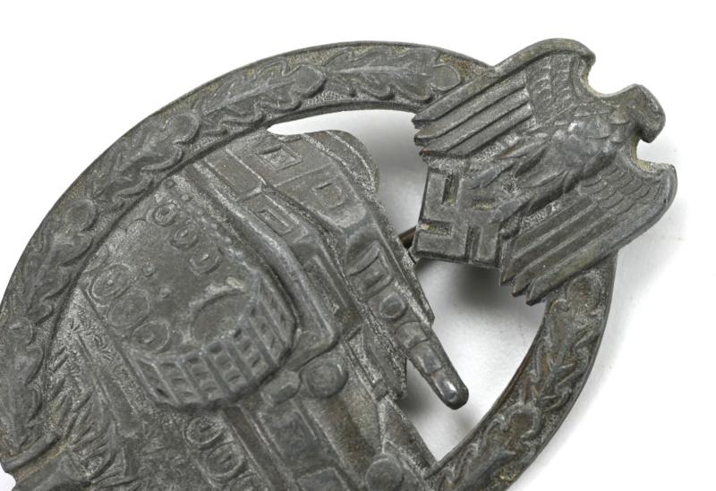 German Panzer Assault Badge in Silver