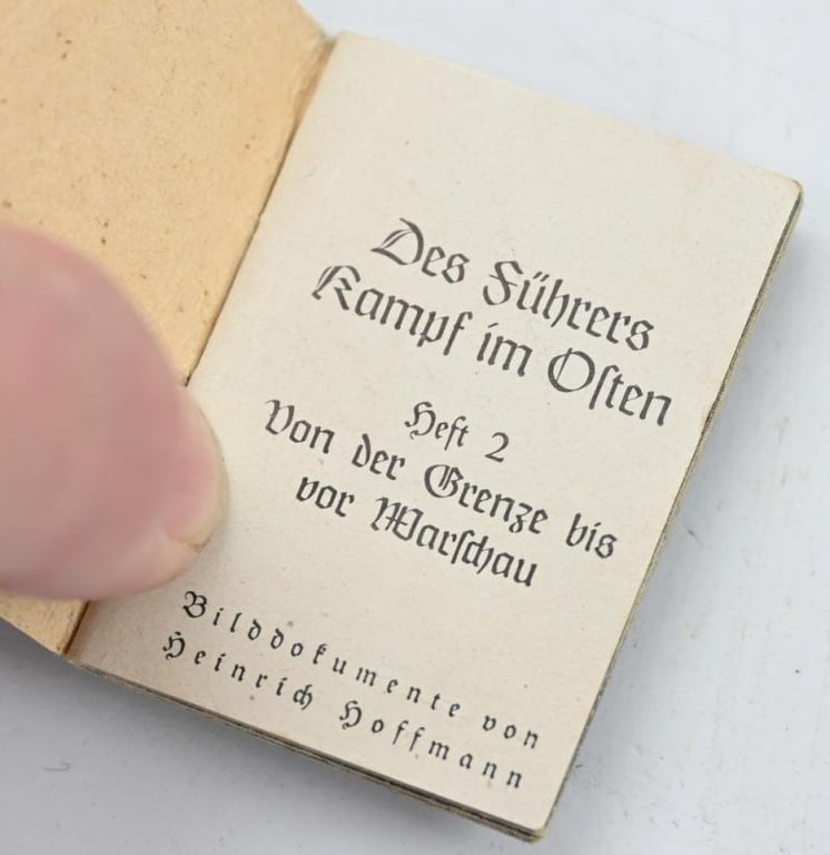 German WHW Pocket Booklet Adolf Hitler