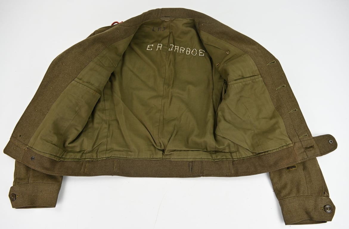 US WW2 Named Ike Jacket '9th Armoured Division'