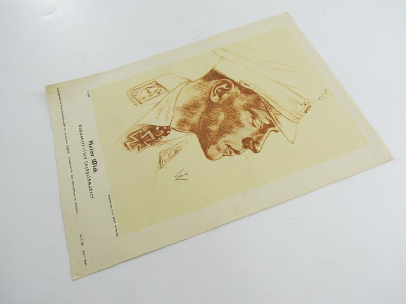 Third Reich Print Wolf Willrich Painting Major Wick